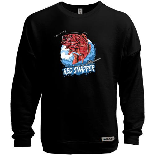 Світшот без начісу Red Snapper