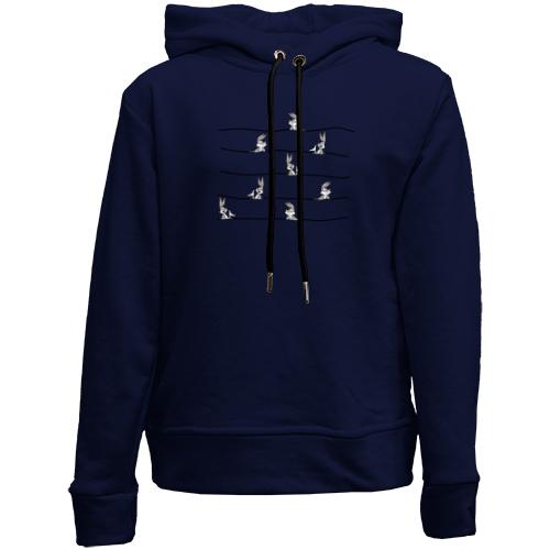 Дитячій худі без флісу Bugs bunny pattern.