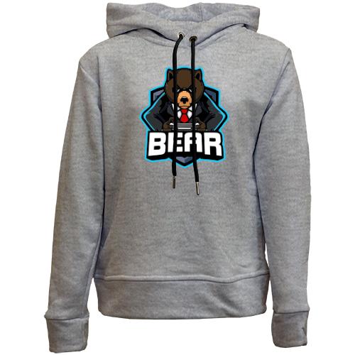Дитячій худі без флісу Bear gamer 2