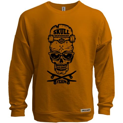 Свитшот без начеса Skull skateboard team