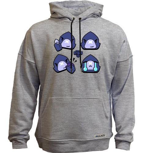 Худи без начісу Brawl Stars - Ворон