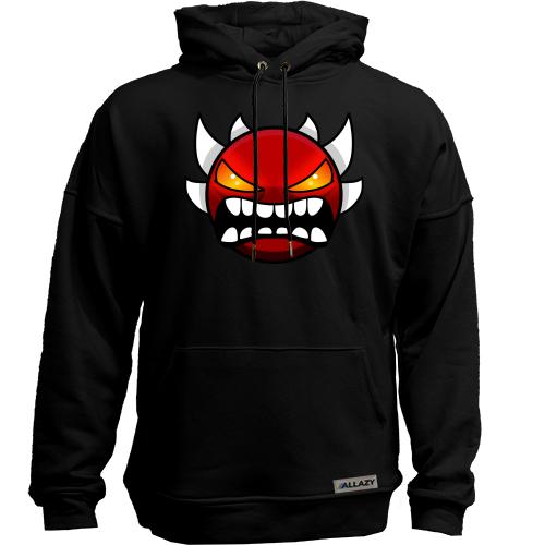 Худи без начеса Geometry Dash Extreme Demon