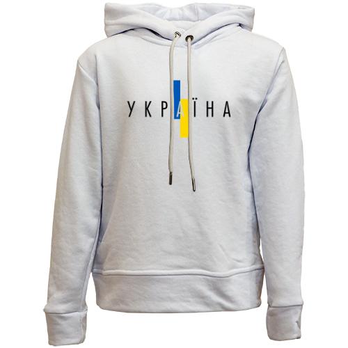 Дитячій худі без флісу з написом Україна (2)