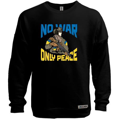 Свитшот без начеса No war - only peace