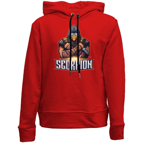 Детский худи без флиса Mortal Kombat Scorpion