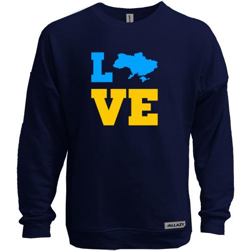 Свитшот без начеса Love Ukraine (2)