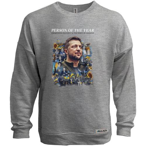 Світшот без начісу Volodymyr Zelensky - The Spirit of Ukraine