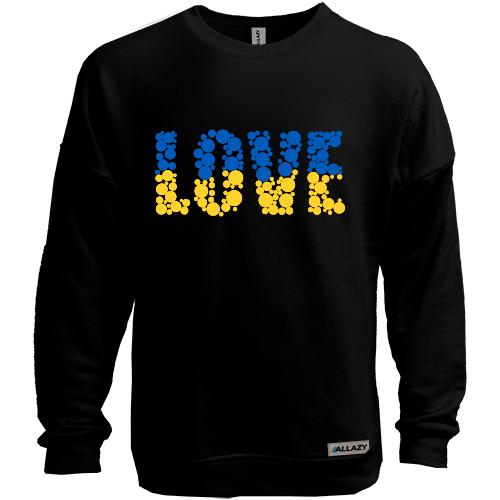 Свитшот без начеса Love & Live