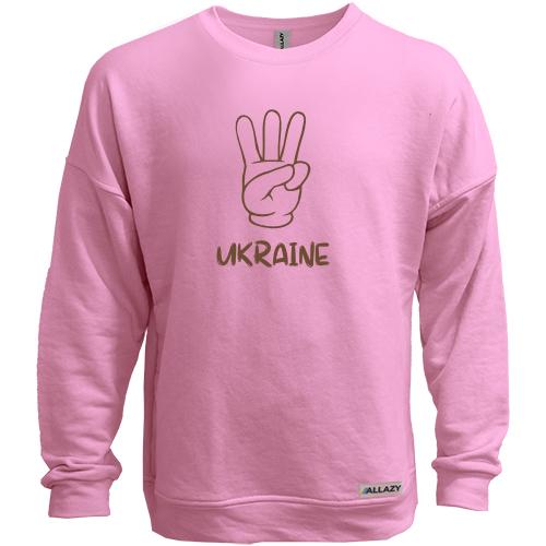 Свитшот без начеса Свобода Украине (2)
