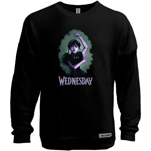 Свитшот без начеса Wednesday (АРТ)