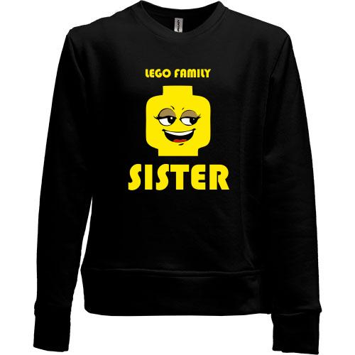 Детский свитшот без начеса Lego Family - Sister
