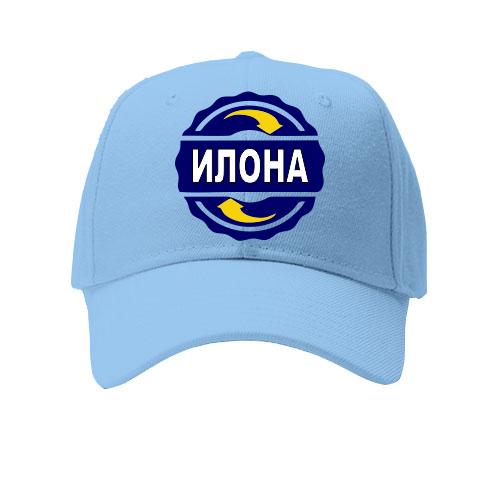 Детская кепка с именем Илона в круге