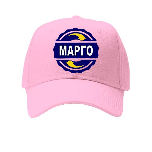 Детская кепка с именем Марго в круге