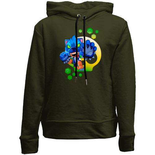 Детский худи без флиса з левом (Brawl Stars)