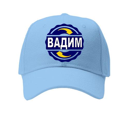Детская кепка с именем Вадим в круге