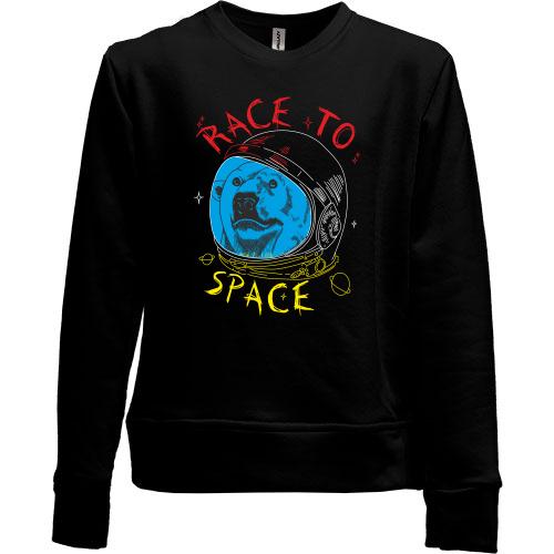 Дитячий світшот без начісу Race to space