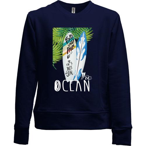 Детский свитшот без начеса The Ocean