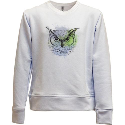 Детский свитшот без начеса Art Owl