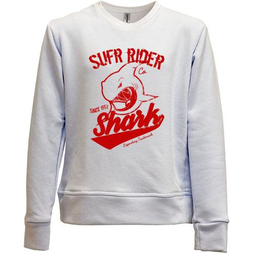 Детский свитшот без начеса Surf Rider Shark
