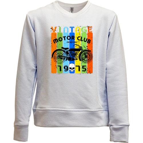 Детский свитшот без начеса Vintage Motor Club