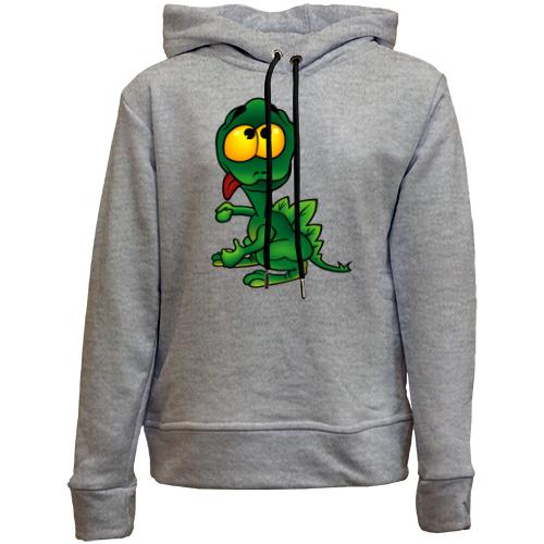 Дитячій худі без флісу Green Dragon