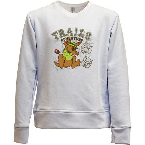 Детский свитшот без начеса Trails Adventure