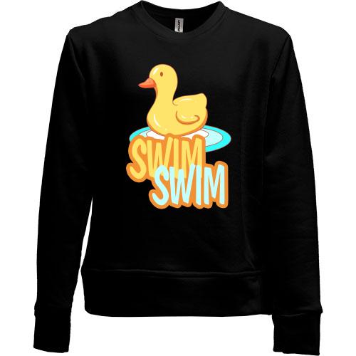 Детский свитшот без начеса Swim Swim