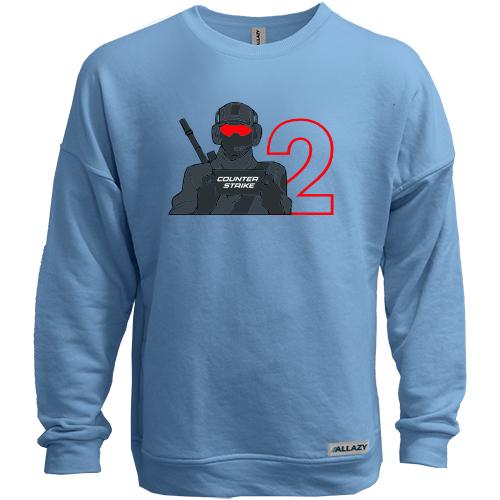 Свитшот без начеса Counter Strike 2 (Unit)