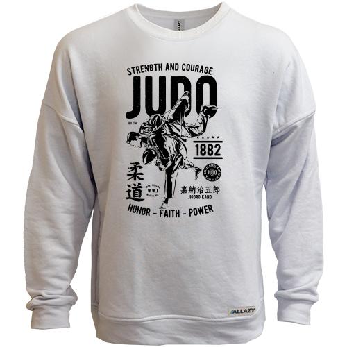 Свитшот без начеса Judo постер