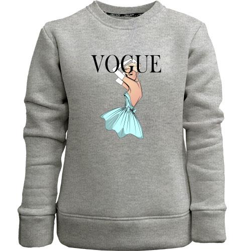 Дитячий світшот без начісу VOGUE blonde girl 2