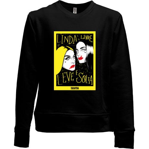 Детский свитшот без начеса Linda livre Leve esolia