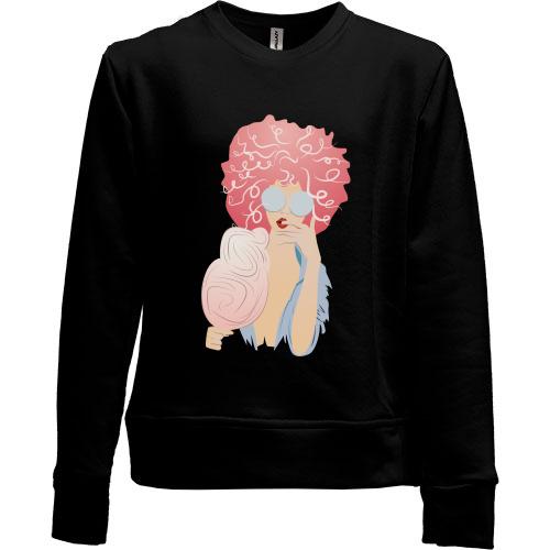 Детский свитшот без начеса Cotton Candy Girl