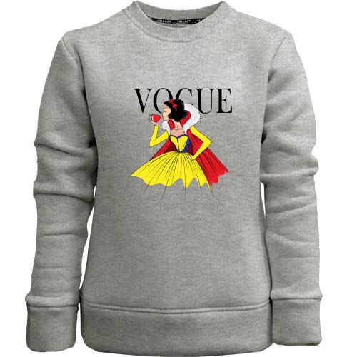 Дитячий світшот без начісу VOGUE Snow White