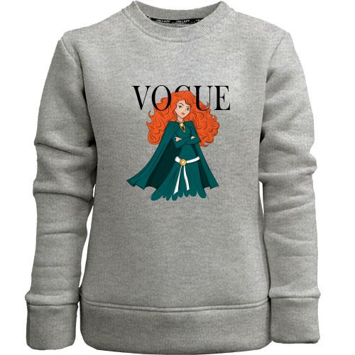 Дитячий світшот без начісу VOGUE Merida.
