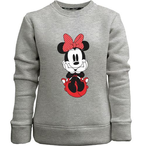 Дитячий світшот без начісу Minnie Mouse smiles