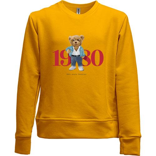 Дитячий світшот без начісу Teddy - 80's style fashion