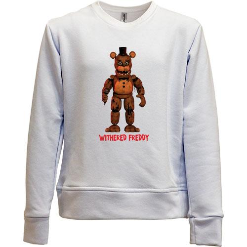 Детский свитшот без начеса Five Nights at Freddy’s (Withered Freddy)
