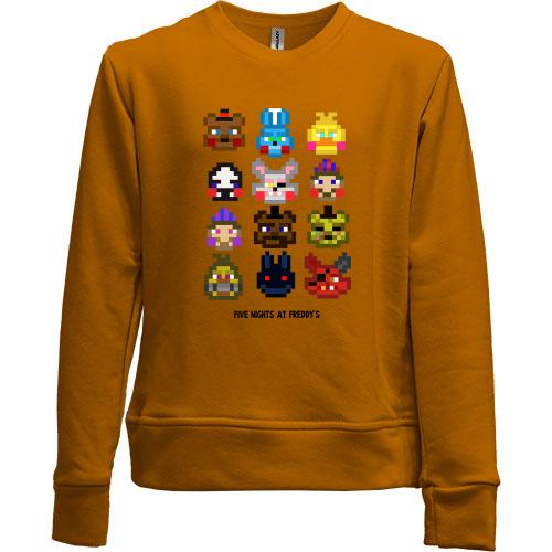 Дитячий світшот без начісу FNAF Pixel Toys