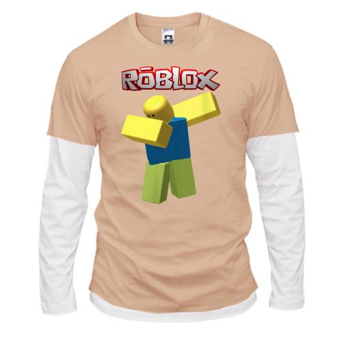Комбинированный лонгслив Roblox Dab