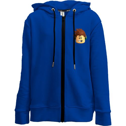 Детская худи на молнии Roblox face