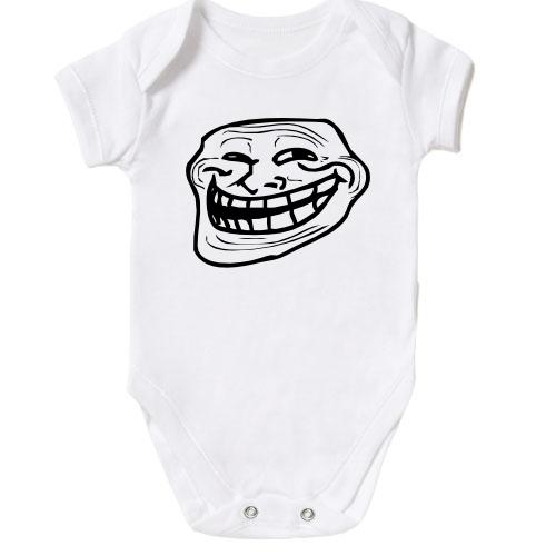 Детское боди Trollface