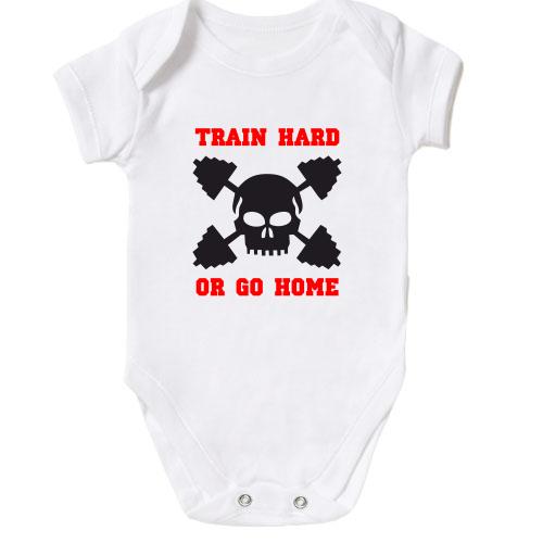 Детское боди Train hard