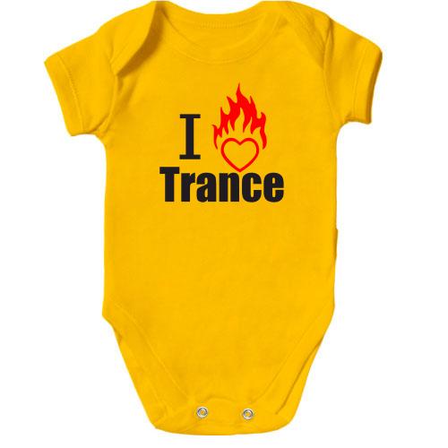 Дитячий боді I love Trance (3)