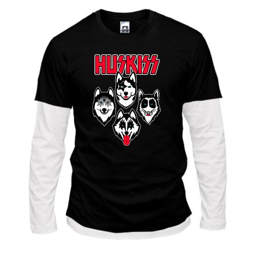 Комбінований лонгслів HusKISS