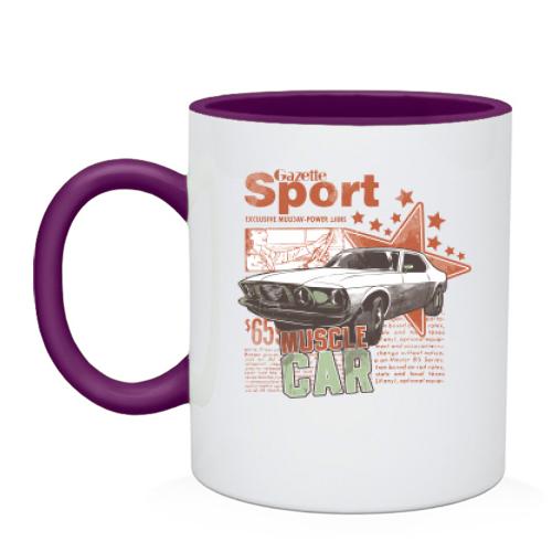Чашка sport muscle car
