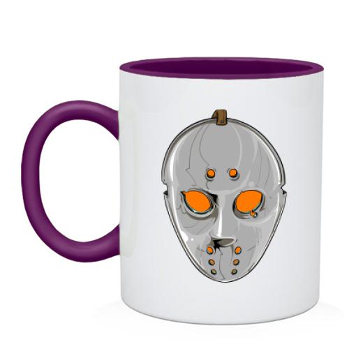 Чашка з хокейною маскою