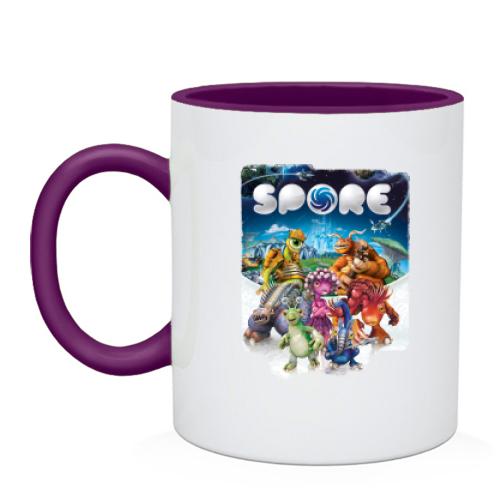 Чашка з постером гри SPORE