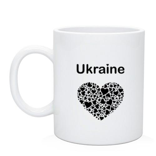 Чашка Ukraine - серце (голограма)