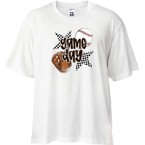 Футболка Oversize Game Day Baseball