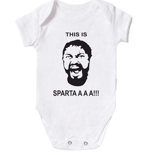 Дитячий боді Спартак Це спарта!